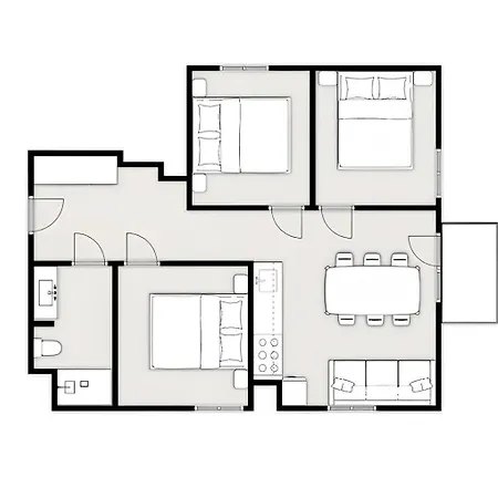 Lejlighed Mala 5a Studios&apartments *